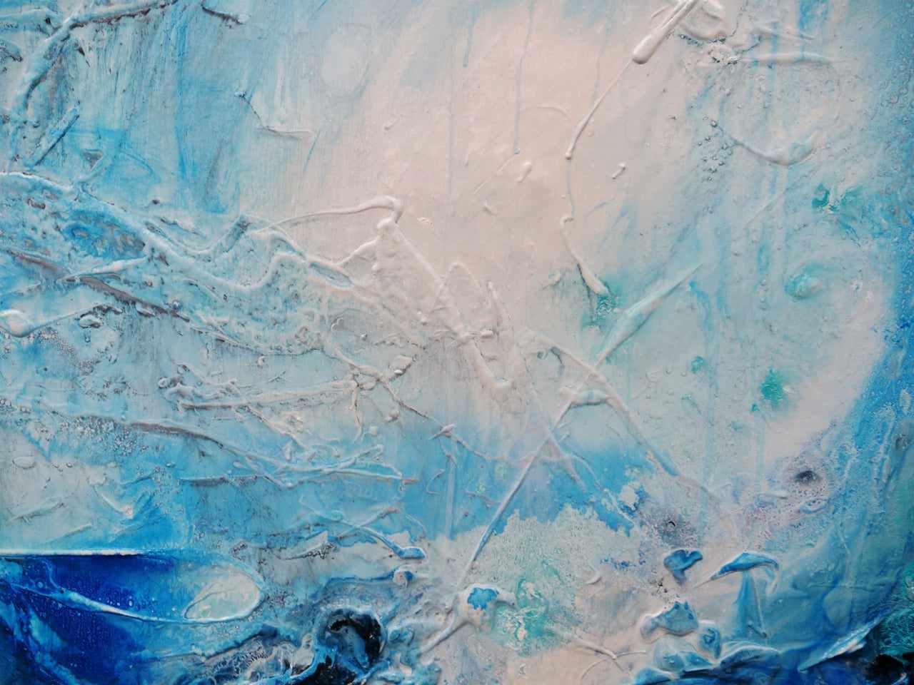 Blue Oyster Bay 160cm x 100cm Blue White Textured Abstract Canvas Art - Perfect for Modern Living Room, Bedroom, or Office Wall Decor
