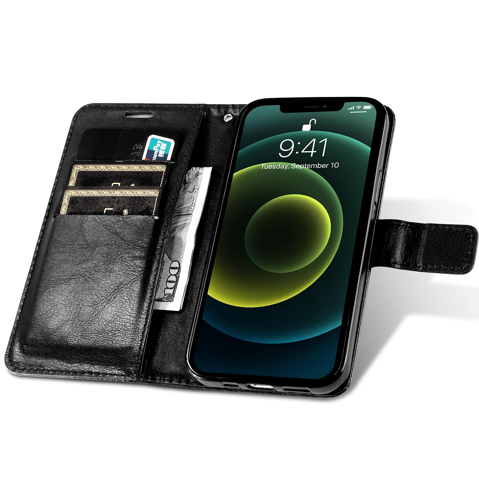 Premium Wallet Case for iPhone 13 Pro Max (2021) - Slim Protective Phone Cover with RFID Blocking Credit Card Slots | Perfect for Travel, Business & Everyday Use | 6.7