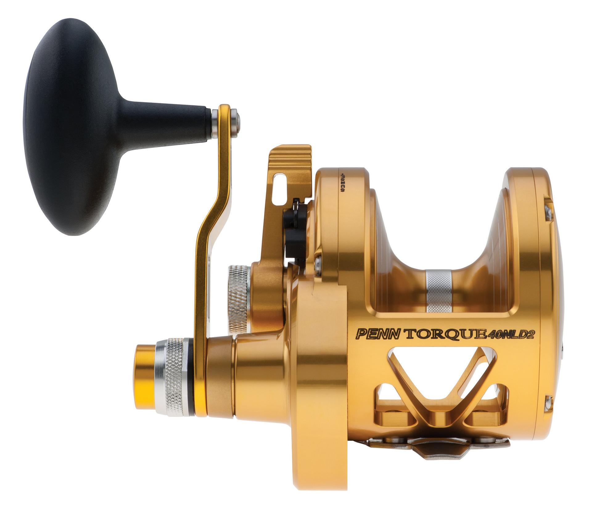 Torque® Lever Drag 2-Speed Conventional Fishing Reel - Saltwater & Freshwater Trolling Reel for Offshore & Inshore Fishing