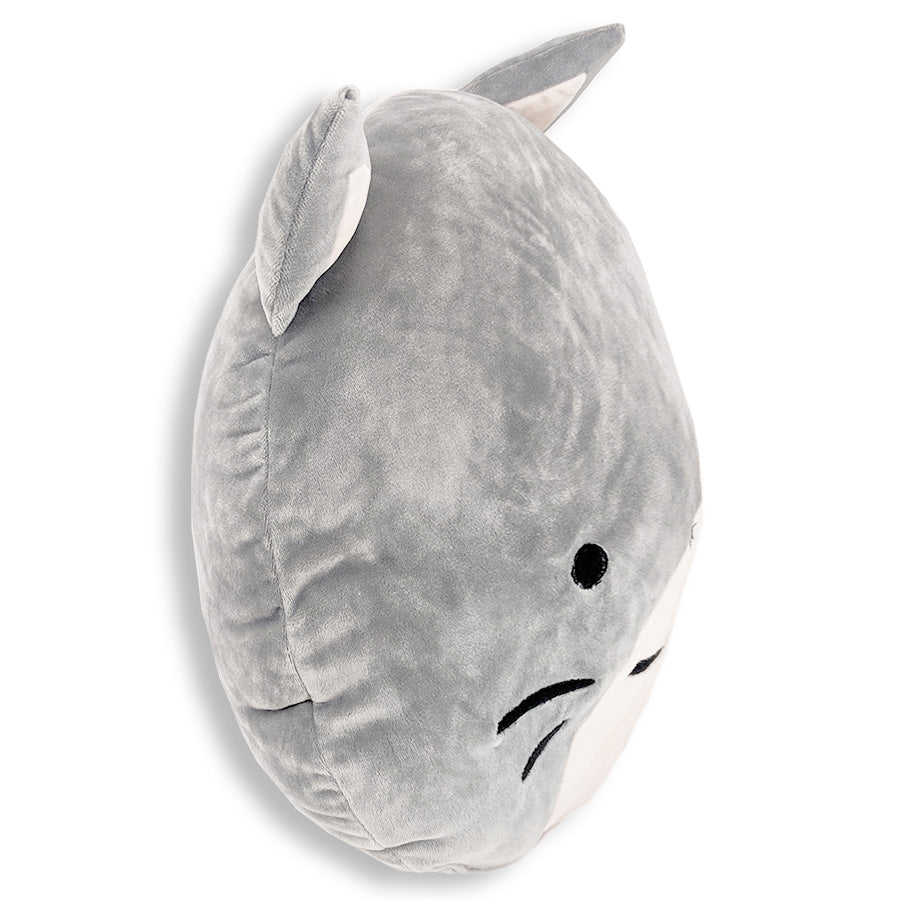 Cornelius The Cat Plush Squishy Cat Face Pillow with Floppy Ears - Soft Cuddly Stuffed Animal for Kids & Adults | Perfect for Bedroom Decor, Nap Time, Stress Relief & Anime Lovers Gift
