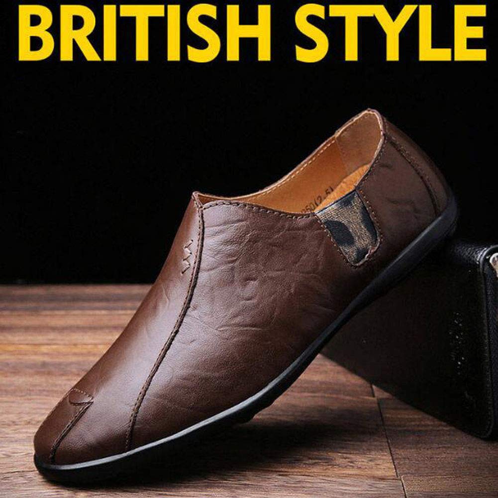 Premium Genuine Leather Men's Driving Loafers - Comfortable Slip-On Casual Shoes for Men | Perfect for Daily Wear, Office & Weekend Outings