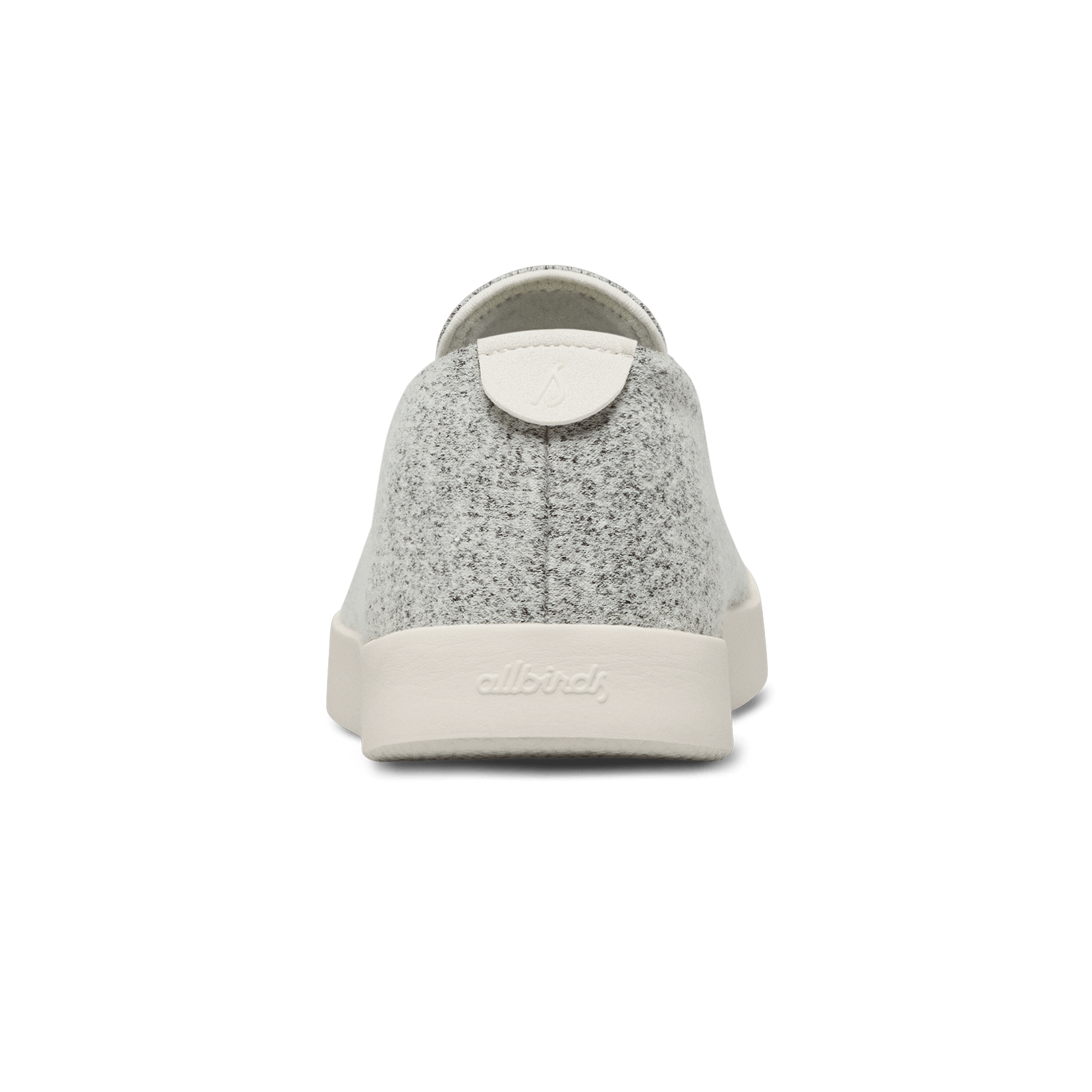 Women's Wool Lounger Slippers - Soft Dapple Grey with Cream Sole | Cozy House Shoes for Relaxing at Home, Winter Comfort & Gift Ideas