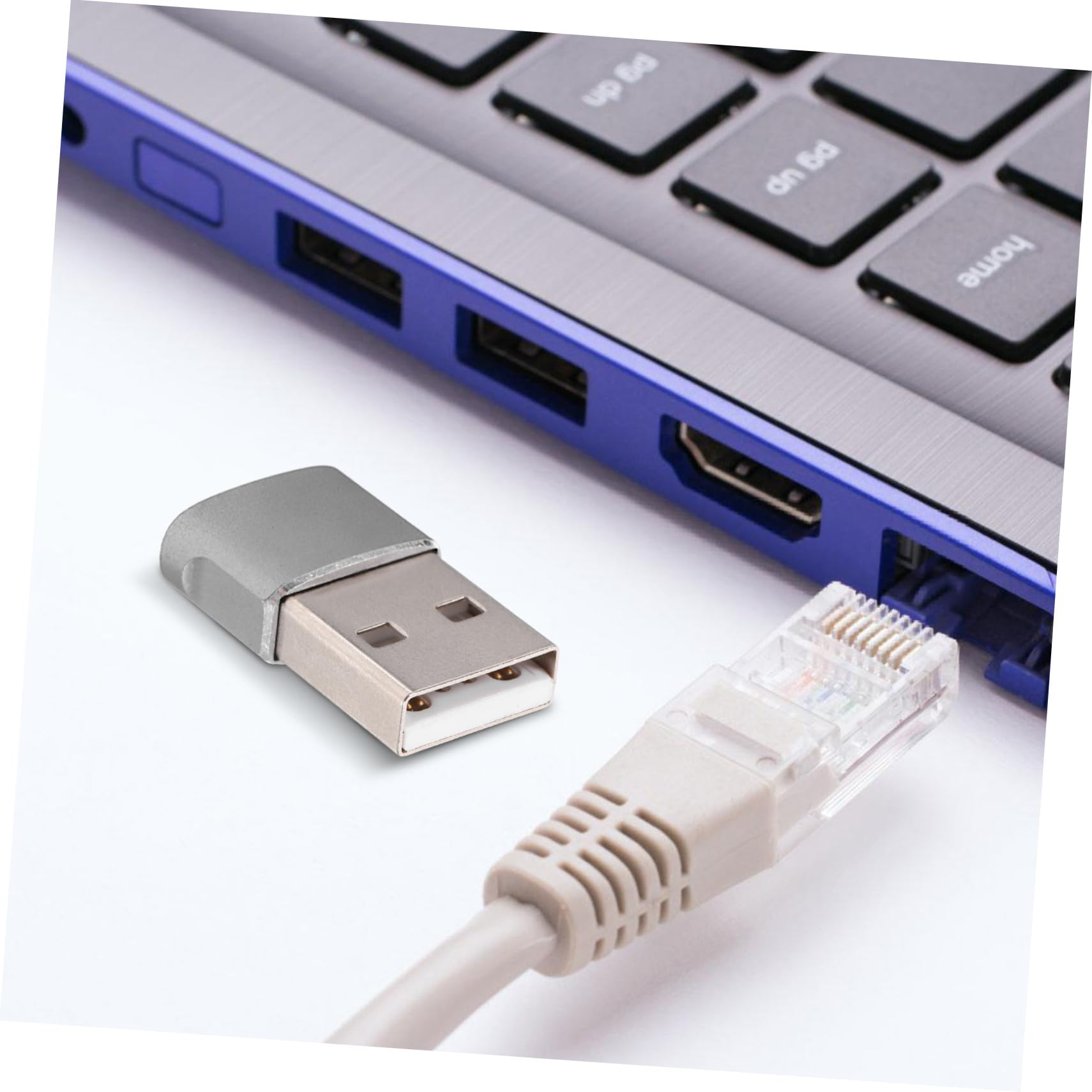 Hemobllo 4-Pack USB Type C Adapter - USB to USB-C Converter for iPhone, Samsung, MacBook - Fast Charging & Data Sync - Durable Aluminum Alloy - Perfect for Travel, Office & Home Use