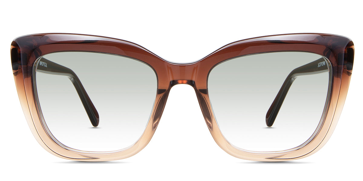 LESA Women's Prescription Tinted Glasses - Stylish & UV Protection for Reading, Driving & Outdoor Activities