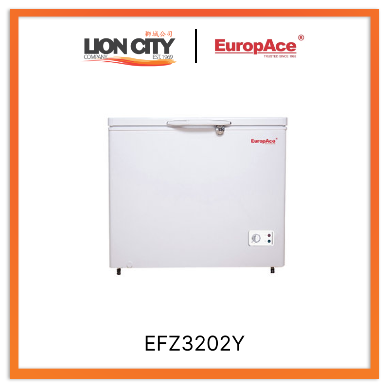 EuropAce EFZ 3202Y 7.1 Cu Ft Energy Star Chest Freezer - Ultra Quiet Deep Freezer for Home, Garage, or Restaurant - Perfect for Frozen Food Storage & Bulk Meal Prep