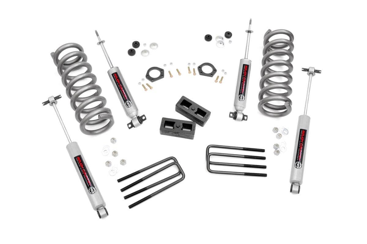 2 Inch Lift Kit for Chevy C1500/K1500 Truck & SUV 2WD (1988-1999) - Heavy Duty Suspension Upgrade - Perfect for Off-Roading, Towing & Improved Ground Clearance