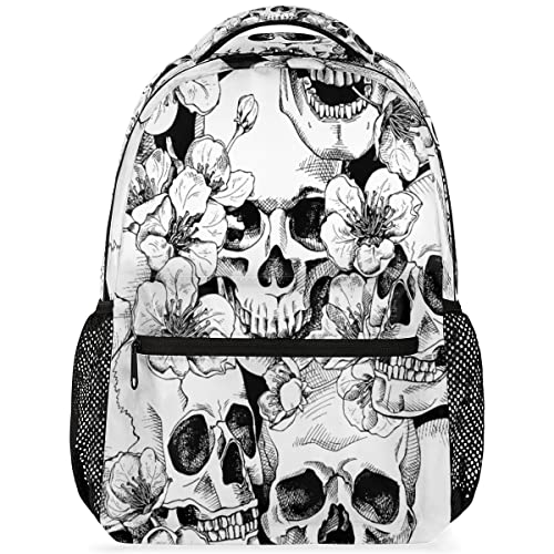Sugar Skull Blossom Flowers Print