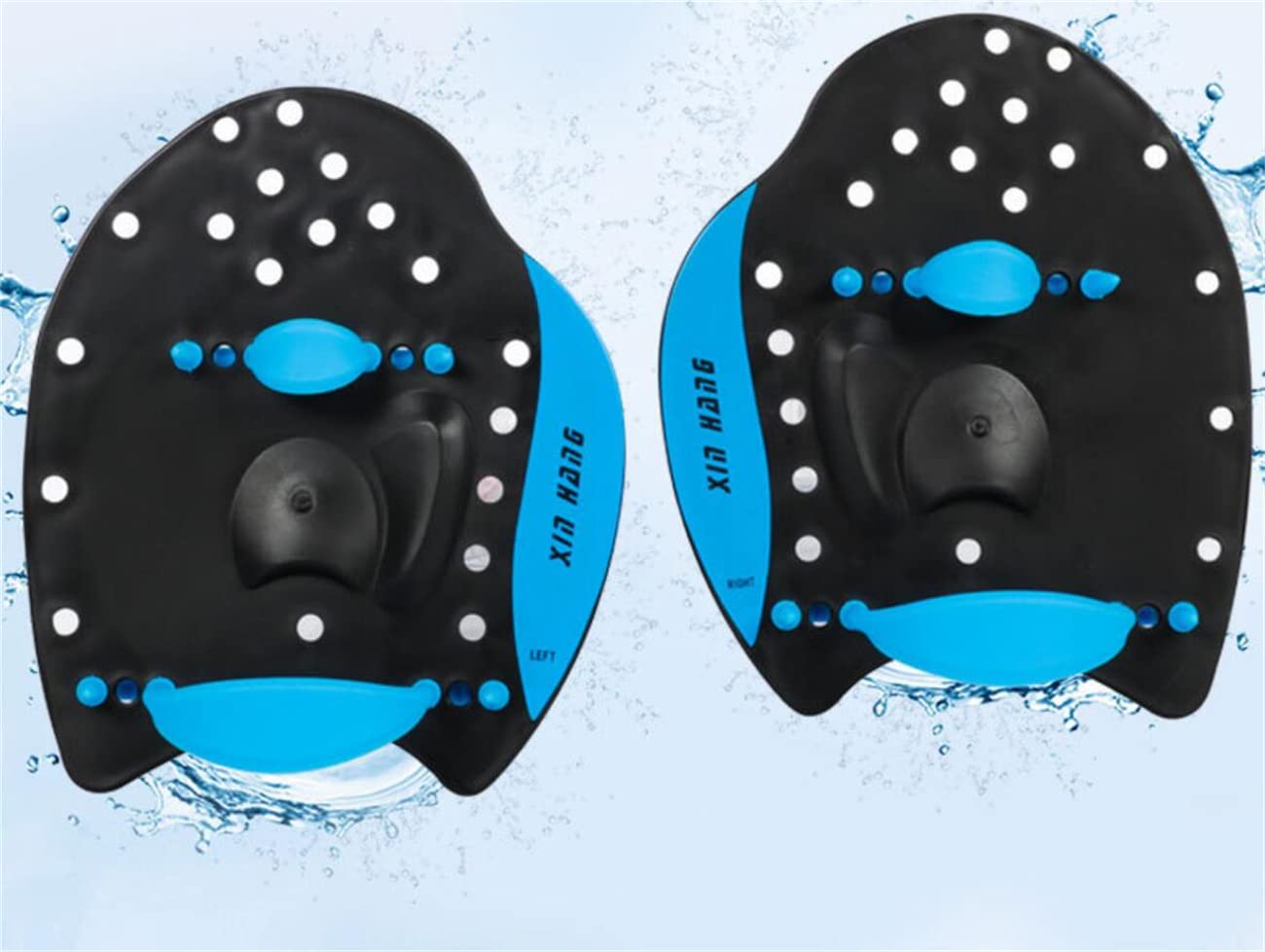 **Webbed Silica Gel Swimming Gloves - Water Resistance Aquatic Training Gloves for Men, Women & Kids - Ideal for Swimming, Fitness, Aerobics & Water Sports**