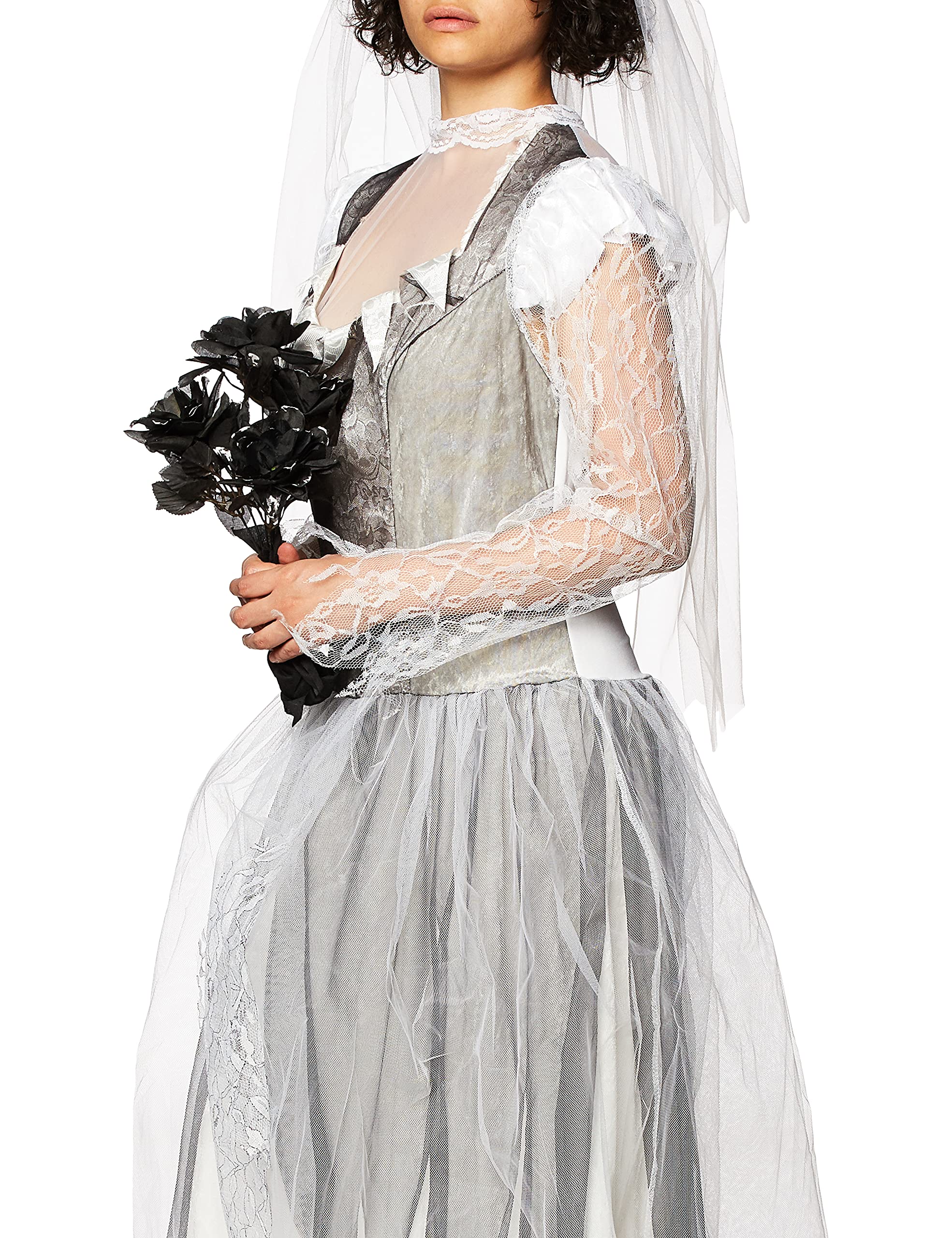 Dead Bride Halloween Costume - Gothic Wedding Dress for Women - Perfect for Halloween Parties, Cosplay & Themed Events