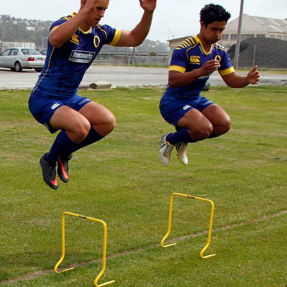 XLR8 50cm Plyo Hurdles - Adjustable Agility Training Equipment for Speed & Jump Drills - Perfect for Soccer, Basketball & Track Athletes