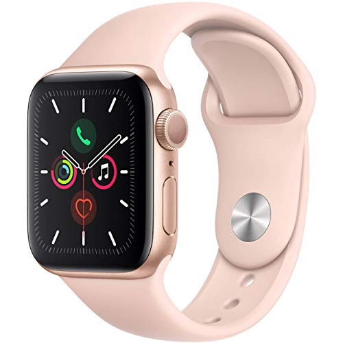 Gold Aluminum Case with Pink Sand Sport Band