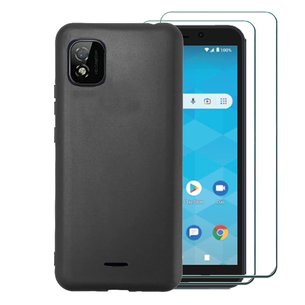 Wiko Life 3 Case with Screen Protector - Shockproof Slim TPU Cover for Daily Protection