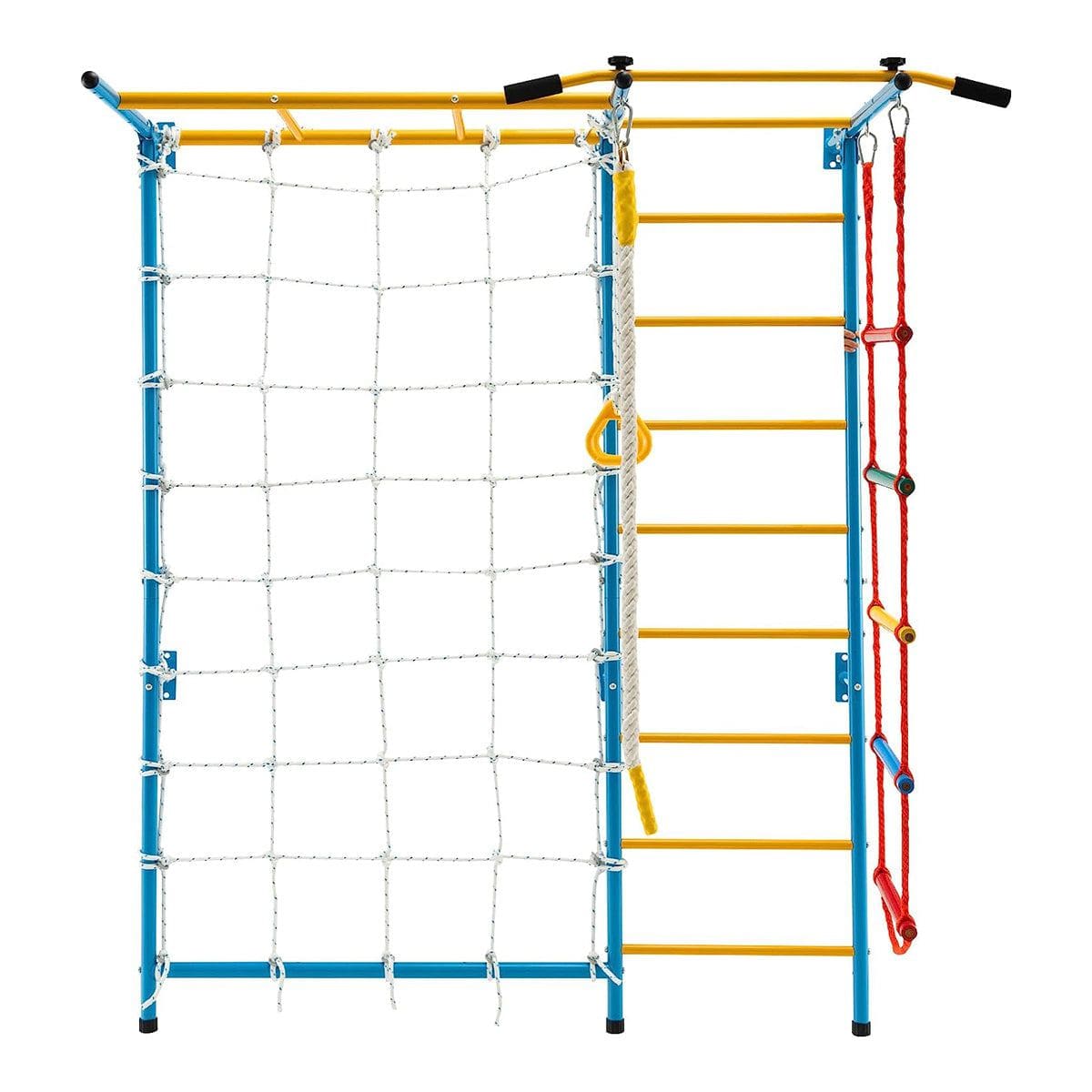 7-in-1 Kids Climbing Wall Set with Ladder & Gym - Indoor Play Equipment for Toddlers & Children - Perfect for Home Playrooms, Daycares & Backyard Fun