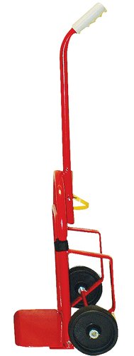 Milwaukee 40665 Heavy Duty Steel Folding Hand Truck with Nose Plate Extension - Perfect for Warehouse, Moving & Industrial Use