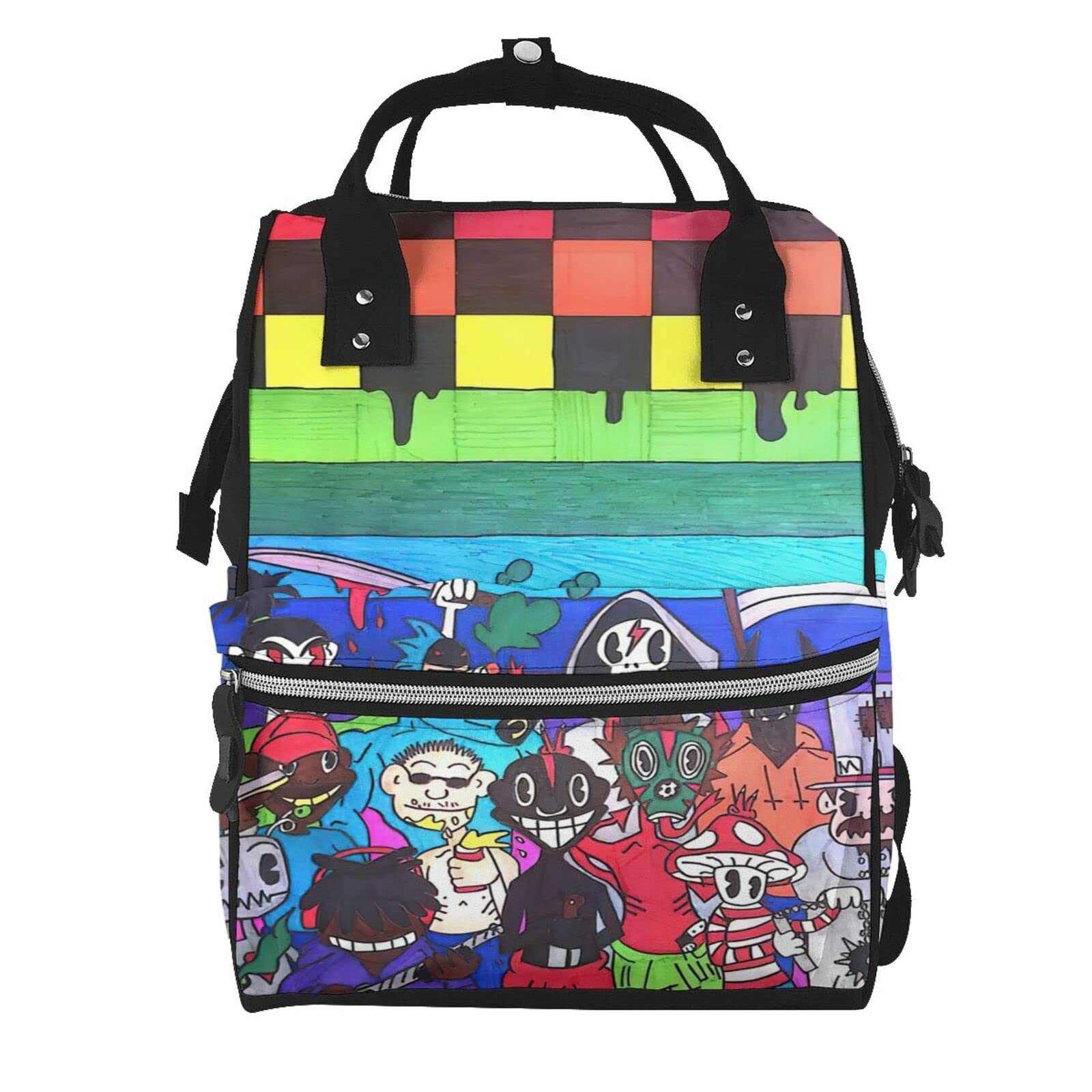 Lil Darkie Hip-Hop Backpack for Women - Large Capacity Travel Backpack & Diaper Bag - Stylish Casual Daypack for Moms, College Students & Commuters - Perfect for Work, School & Travel Accessories