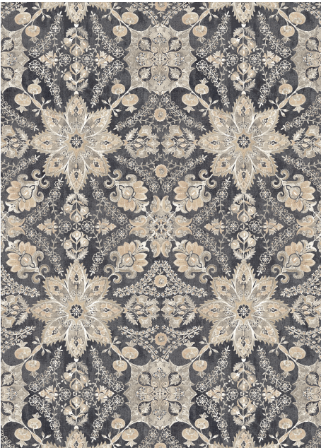 Custom Washable Printed Carpet Runner - Santiago Design Non-Slip Rug for Living Room, Bedroom & Hallway - Perfect for Home Decor & High Traffic Areas