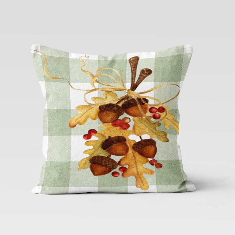 Hello Fall Set of 4 Decorative Pillow Covers - Autumn Home Decor for Living Room, Bedroom & Porch