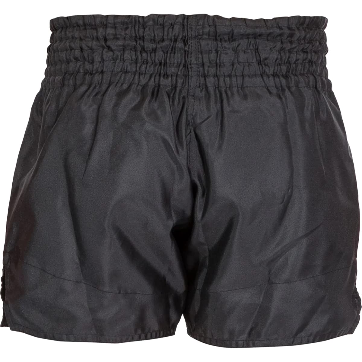 Venum Men's Classic Muay Thai Shorts - Black/Black | MMA, Kickboxing & Training Shorts for Combat Sports & Fitness Workouts
