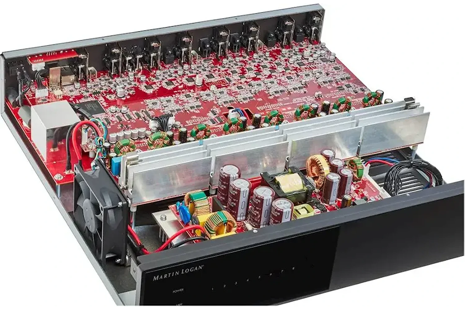 Martin Logan MDA 16 16-Channel Matrix Distribution Amplifier - Multi-Zone Audio System for Home Theater & Commercial Installations