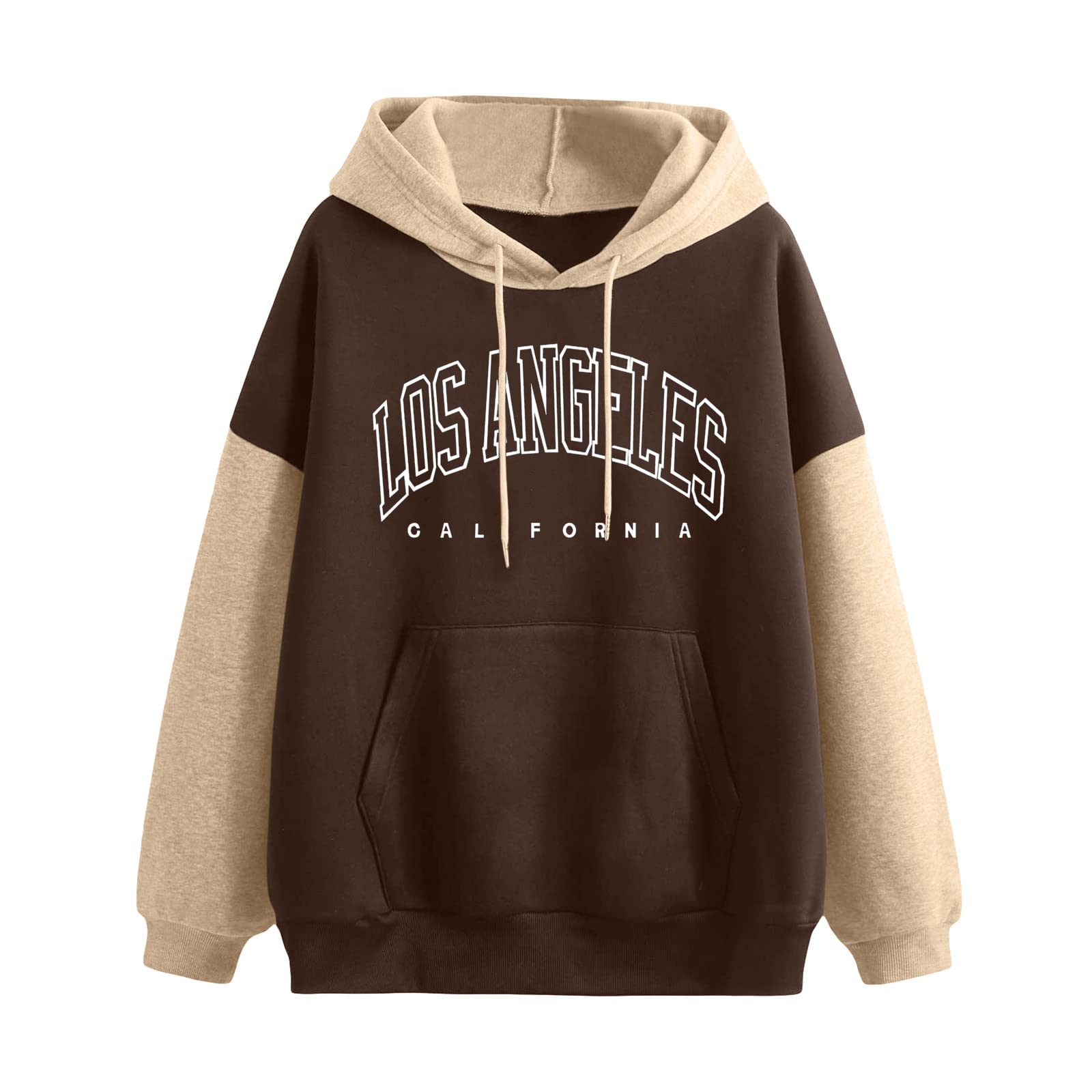 Women's Long Sleeve Casual Sweatshirt - Letter Print Pullover Hoodie | Cozy Fall & Winter Wear for Everyday Outfits, Lounge & Street Style