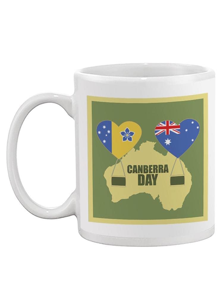 Canberra Australia Flag Balloons Coffee Mug - Patriotic Gift for Aussie Fans, Travel Lovers & Home Decor | Perfect for Office, Gifts & National Day Celebrations