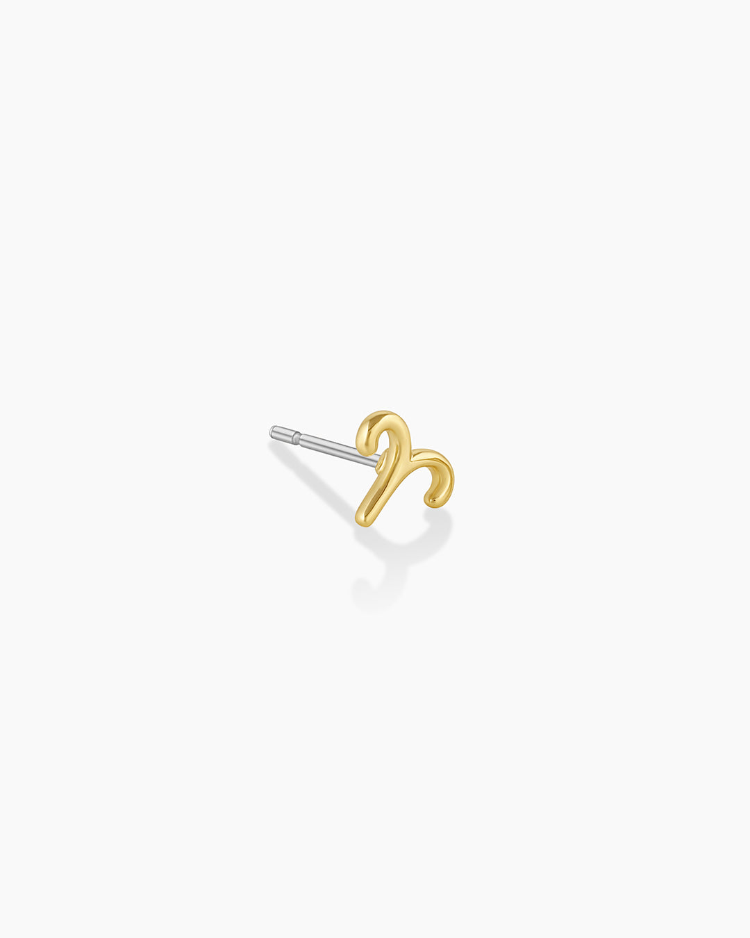 Zodiac Single Stud Earrings - Gold Plated Zodiac Sign Jewelry for Women - Perfect for Daily Wear, Gifts & Special Occasions
