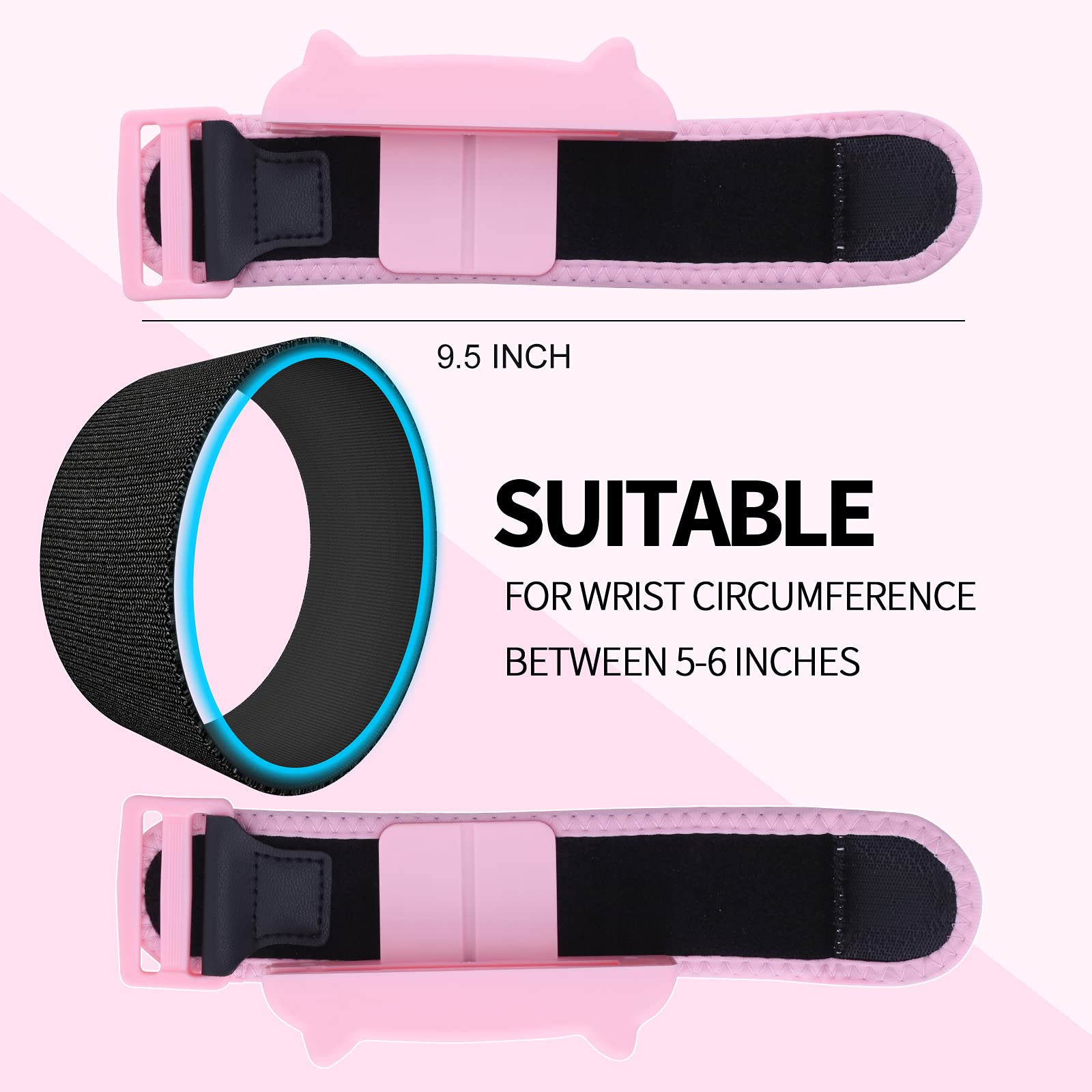 Nintendo Switch Wrist Bands for Dance & Boxing Games 2024 - Compatible with Switch Dance 2024 & Fitness Boxing - Perfect for Dance Workouts, Gaming Exercise & Fitness Training