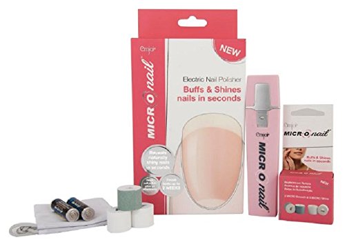 Professional MICRO Nail Bundle Set with 10 Replacement Rollers | Electric Nail File Kit for Salon & Home Manicure | Perfect for Nail Art, Acrylics & Gel Extensions