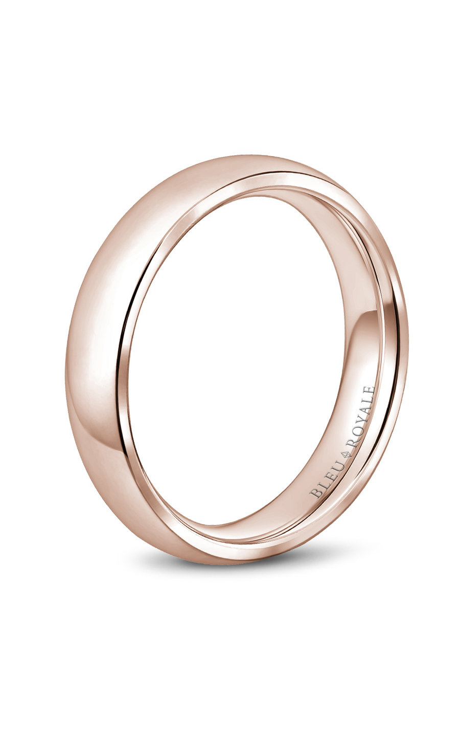 Bleu Royale Men's Wedding Band RYL 057R5 - 14K White Gold Classic Ring for Grooms & Engagement - Perfect for Weddings, Anniversaries & Special Occasions