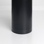 Brabantia 60L Laundry Hamper with Cork Lid - Black | Large Capacity Clothes Bin for Bedroom, Bathroom & Laundry Room Organization