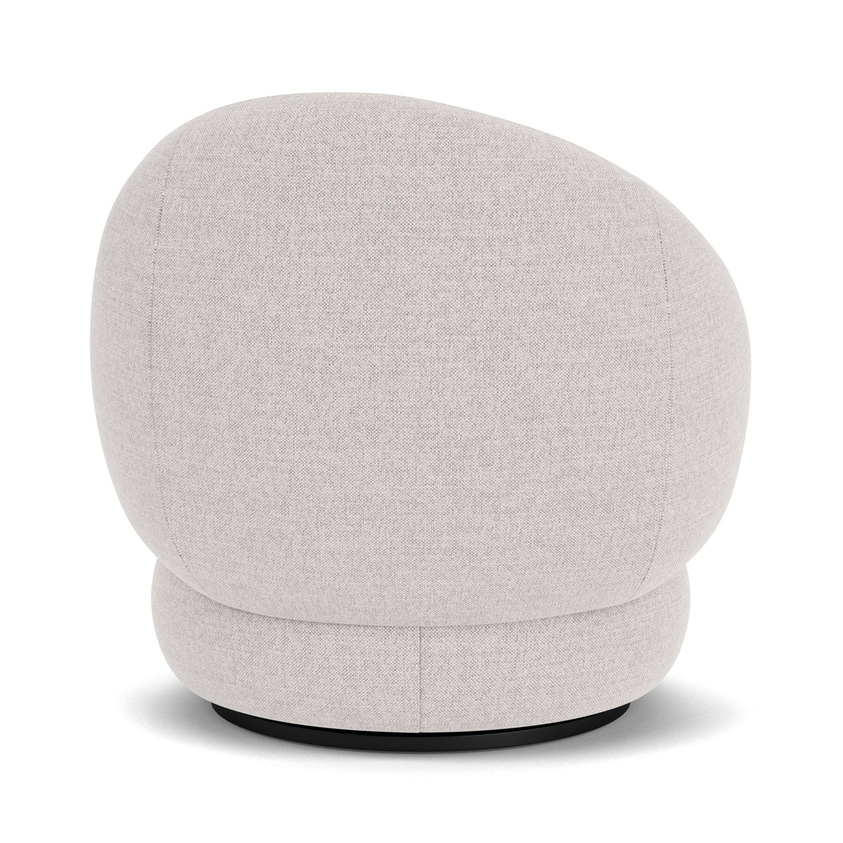 Alma Fabric Swivel Armchair - Modern Upholstered Lounge Chair with 360° Rotation, Comfortable Living Room Accent Chair for Home Office, Reading Nook, or Bedroom Relaxation