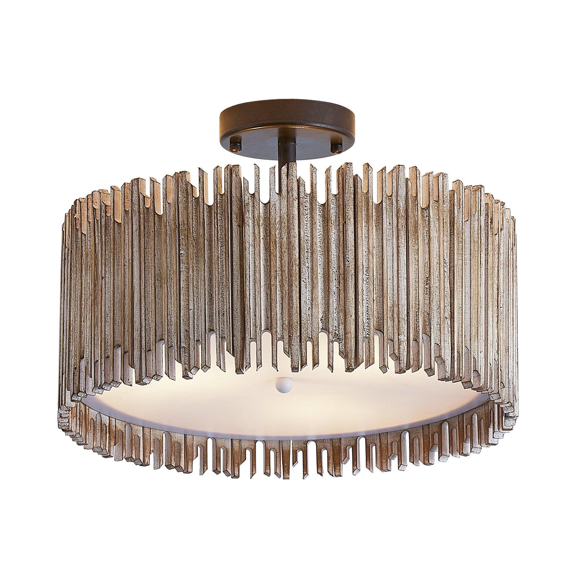 3-Light Farmhouse LED Ceiling Light Fixture - Modern Rustic Chandelier for Kitchen, Dining Room & Bedroom Lighting