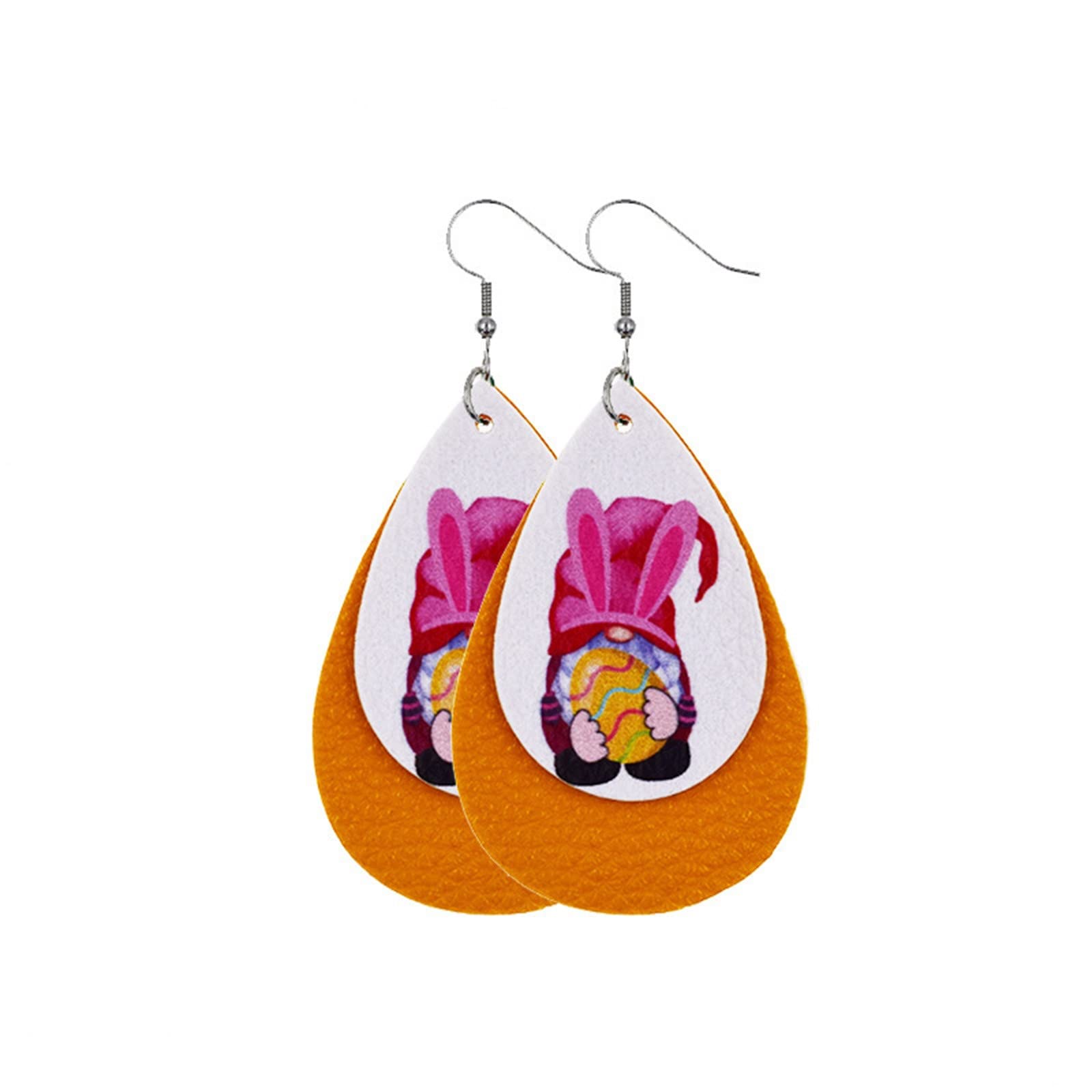 Trendy Gold Easter Stud Earrings for Women - Creative Dangling Fashion Jewelry - Perfect for Easter Gifts, Parties & Spring Outfits