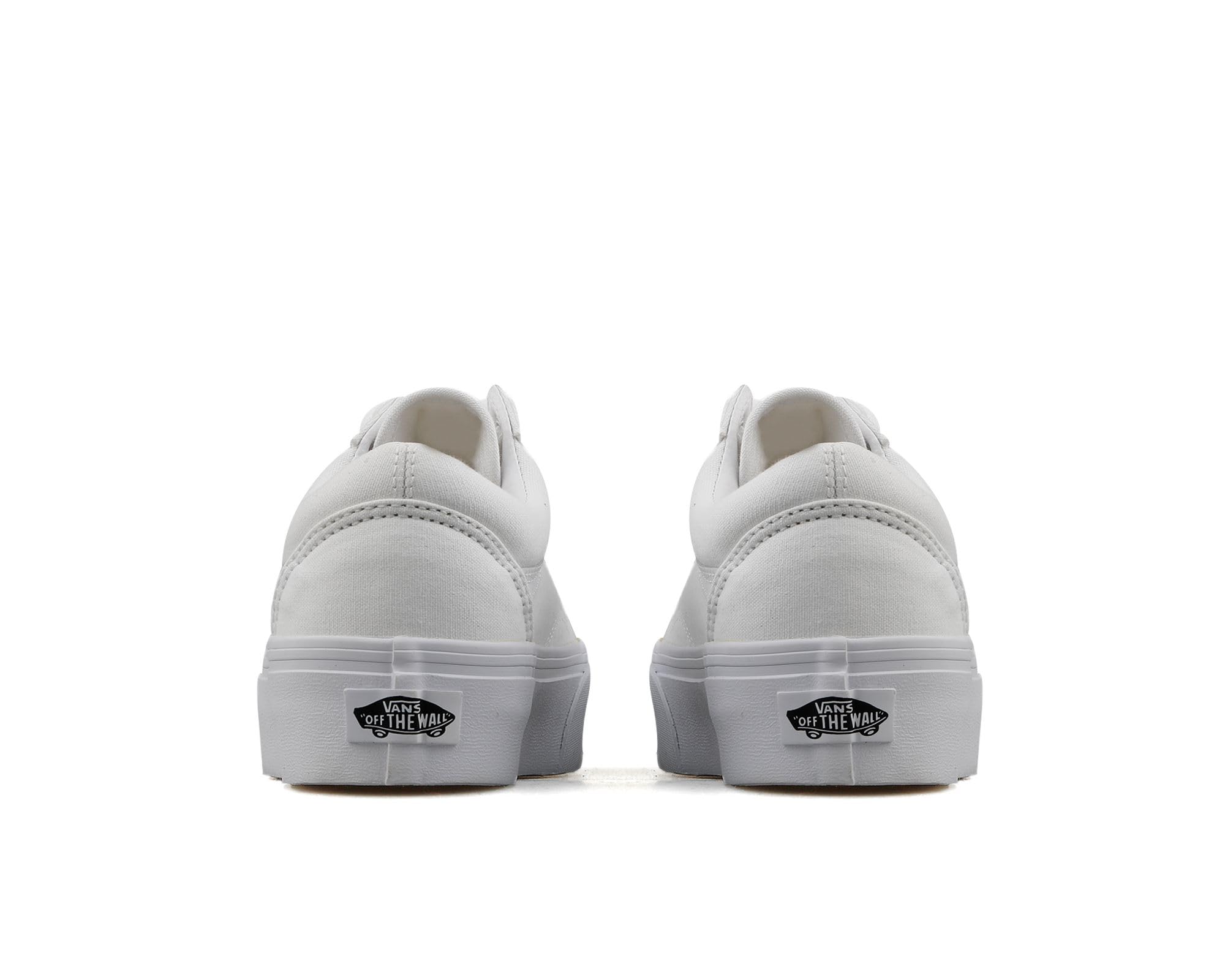 Vans Women's Old Skool Classic Skate Shoes - White Size 8.5 Medium (B,M) - Comfortable Sneakers for Gym, Training & Casual Wear
