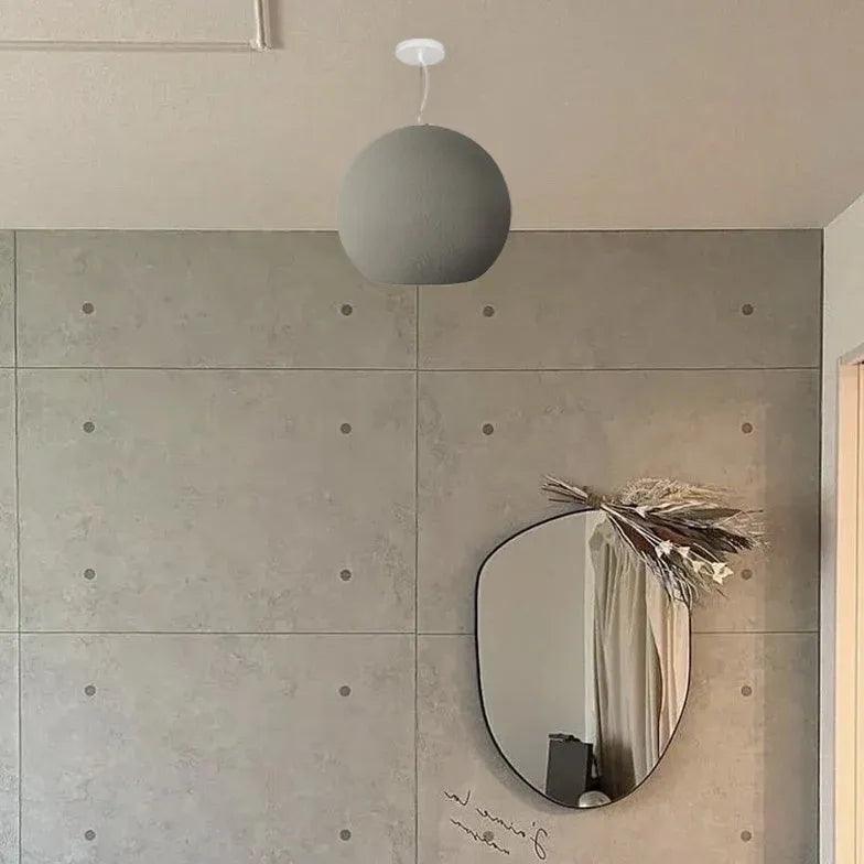 Modern Spherical Minimalist Pendant Light for Bedroom - Stylish Ceiling Lighting Fixture for Bedroom, Living Room & Dining Room Decor