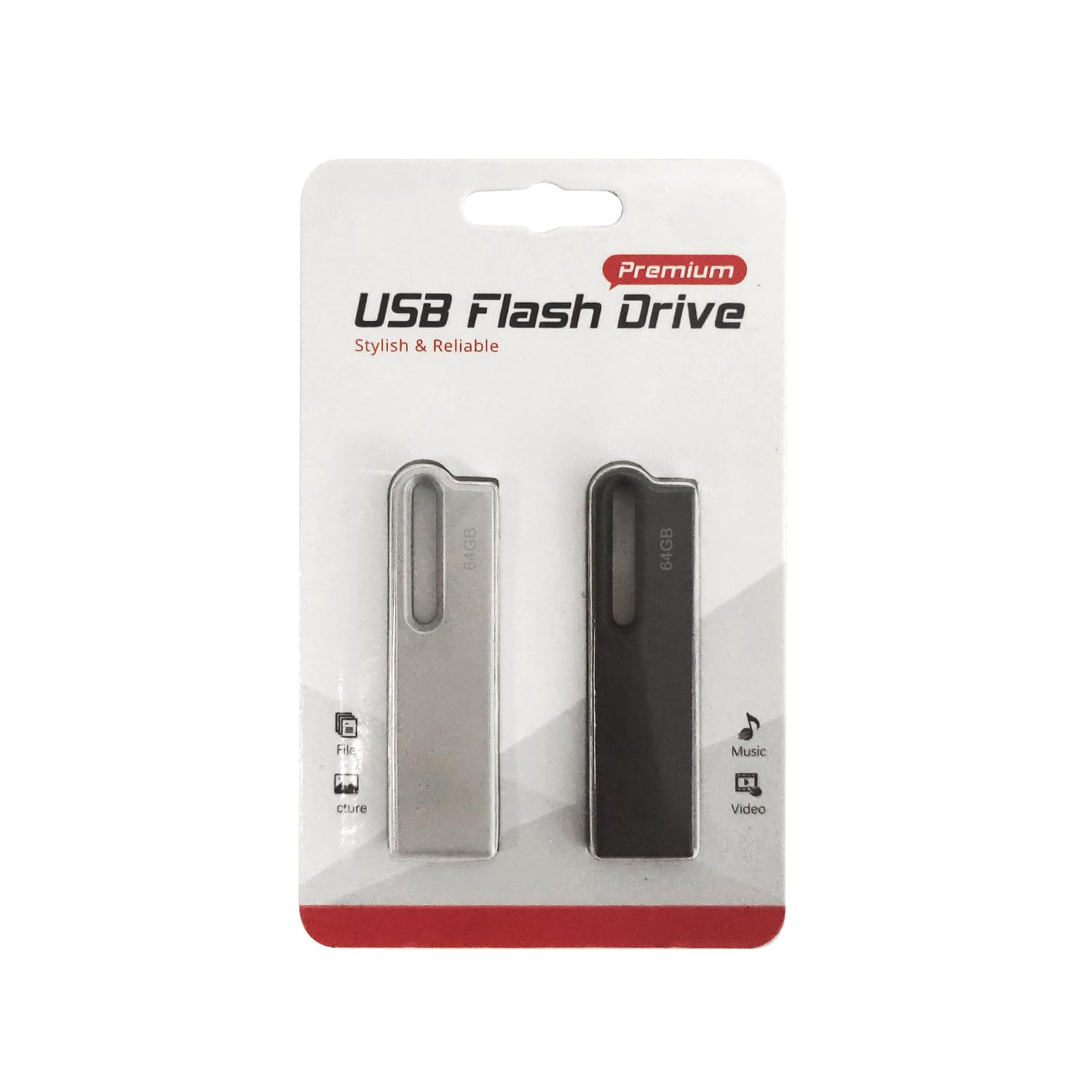 JOIOT 64GB USB 3.0 Flash Drive 2-Pack - High-Speed Data Storage for Work & School