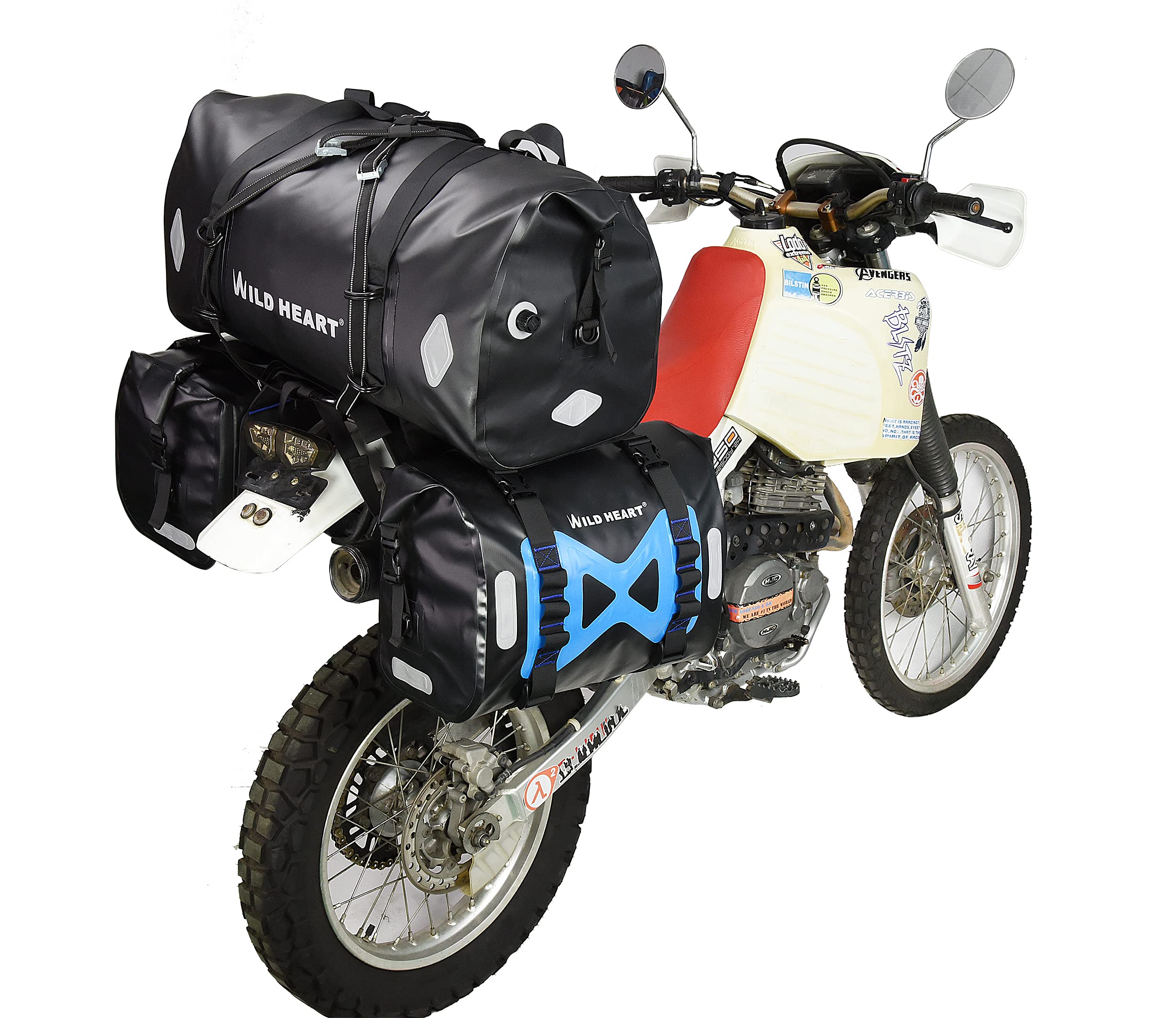 Waterproof Motorcycle Saddlebag 50L - Durable Tank Bag & Side Bag for Adventure Riding | Perfect for Long-Distance Travel, Off-Road Trips & Daily Commutes