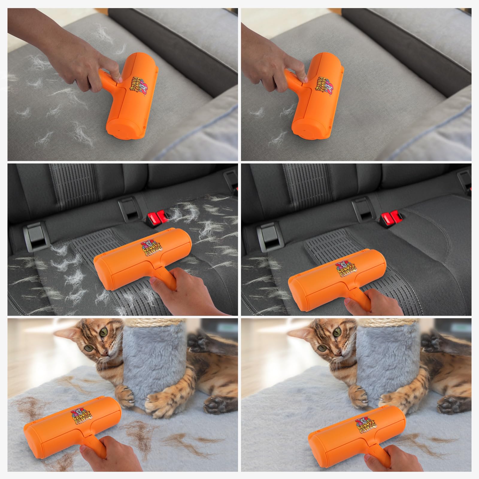 Ultimate Pet Hair Removal Kit - 18 Reusable Washer/Dryer Balls & Static Hair Brush for Dogs & Cats | Safe Gentle Car Upholstery & Furniture Cleaner | Perfect for Pet Owners & Allergy Sufferers