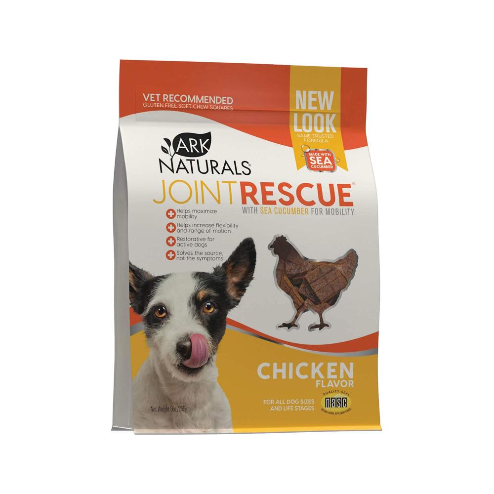 Joint Rescue Chicken Soft Chew Squares for Dogs - Hip & Joint Support Supplement - Glucosamine Chondroitin MSM - Relief for Arthritis & Mobility Issues - Perfect for Senior Dogs & Active Pets