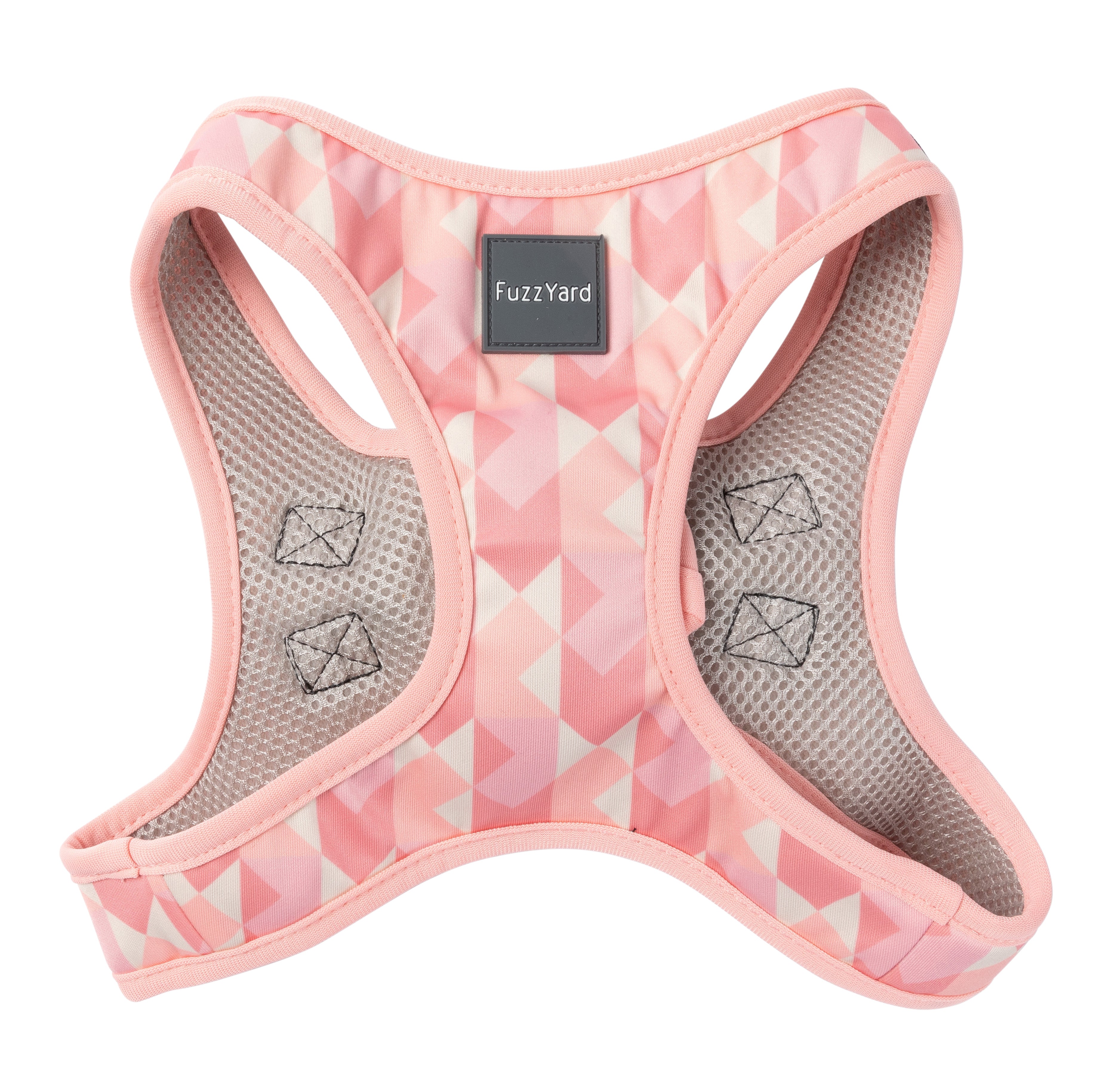 Fuzzyard Pink Lemonade Dog Step-In Harness - Adjustable Soft Pet Vest for Small & Medium Dogs - Perfect for Walking, Training & Outdoor Adventures