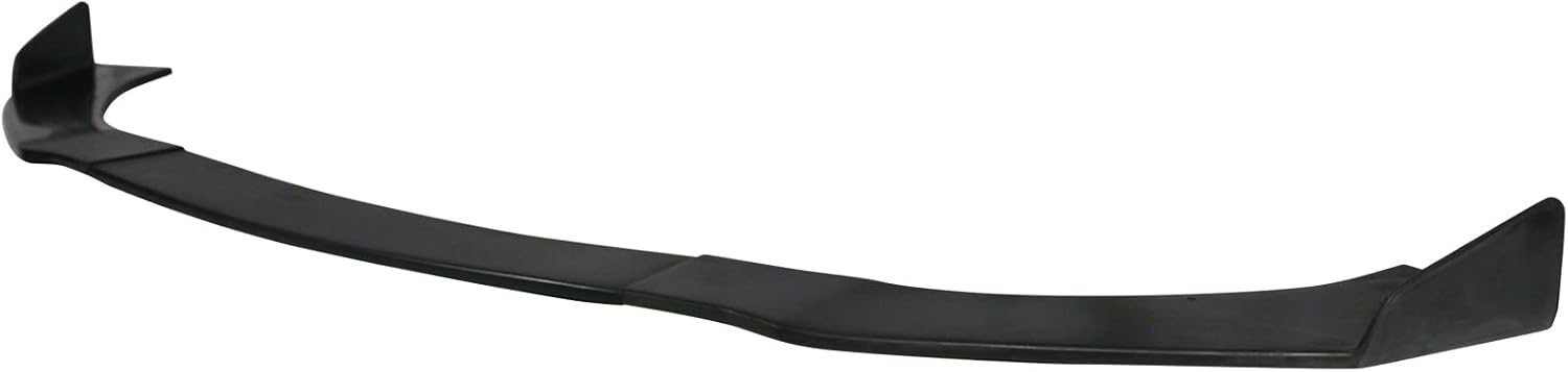 IKON Style PU Front Bumper Lip Spoiler Splitters Kit (3PCS, Unpainted Black) - Compatible with 2013-2016 Genesis Coupe 2 Door Models Only | Enhance Aerodynamics & Sporty Look for Street Racing & Car Shows