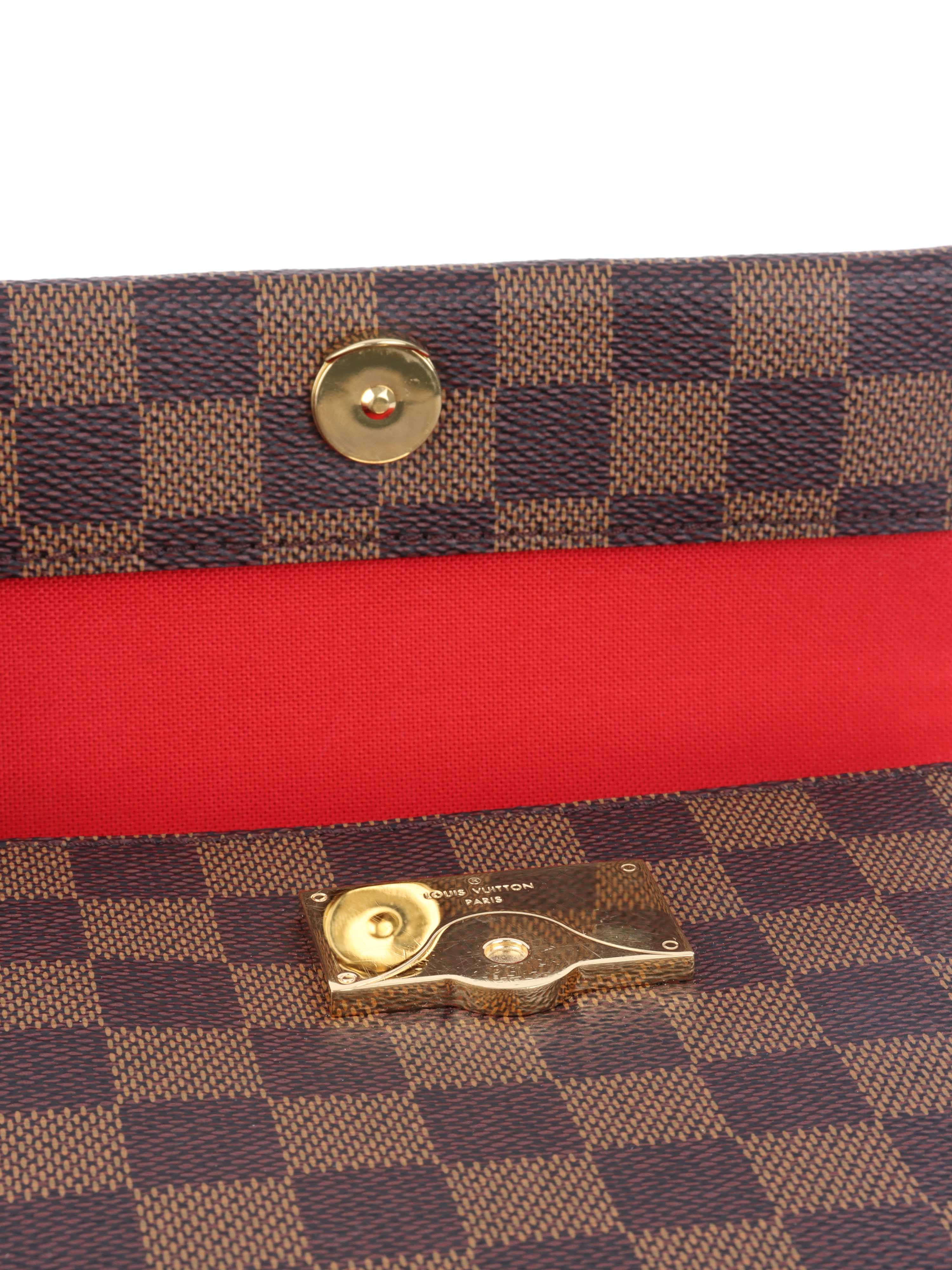 Louis Vuitton Damier Ebene Mini Cluny Crossbody Bag - Luxury Leather Handbag for Women, Perfect for Everyday Use & Special Occasions