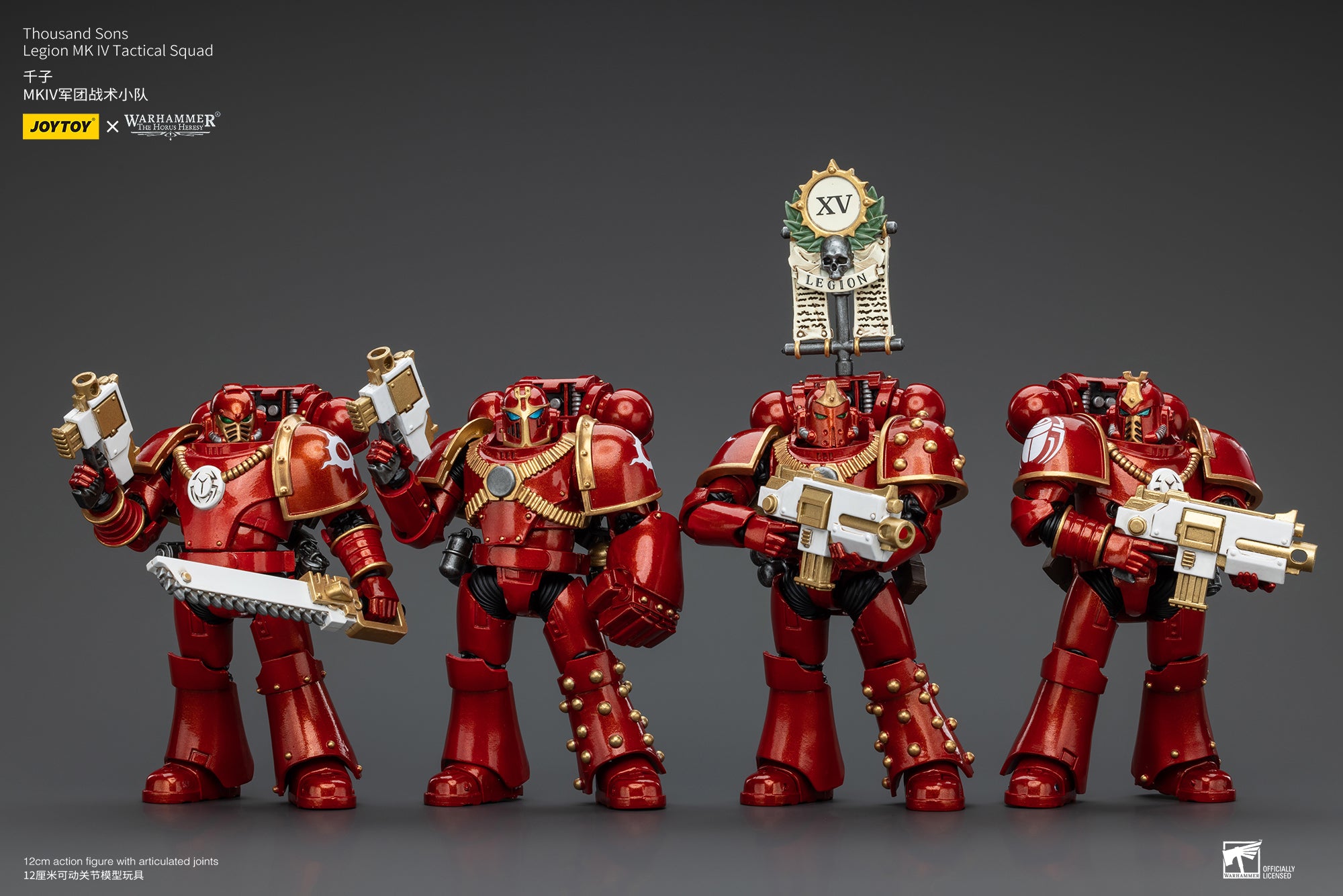 JOYTOY 1/18 Scale Warhammer The Horus Heresy Thousand Sons Legion MK IV Tactical Squad Action Figure - Collectible Model for Display, Gaming & Warhammer 40K Fans