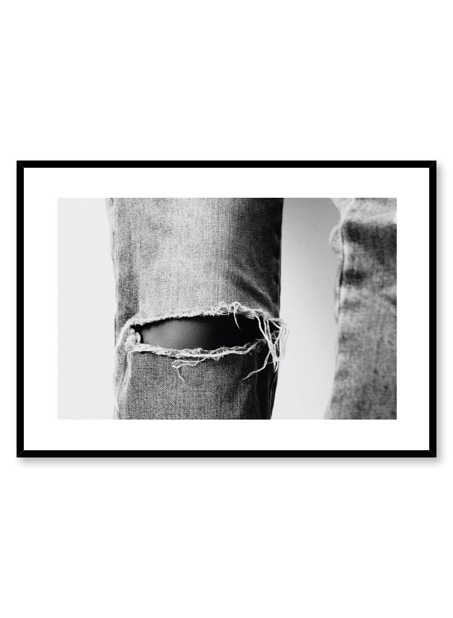 Vintage Style Ripped Poster - Retro Wall Art Decor for Bedroom, Living Room & Office - Perfect for Home, Dorm & Man Cave Aesthetic