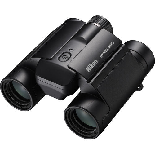 Nikon 10x25 S Stabilized Binoculars - 10x Magnification, 25mm Objective Lens, Image Stabilization - Perfect for Bird Watching, Travel & Outdoor Adventures