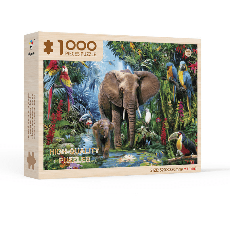 1000 Piece Adult Jigsaw Puzzle - Challenging & Relaxing Brain Teaser for Stress Relief, Home Decor & Family Game Night