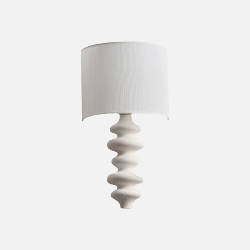 Modern Wood Spiral Wall Lamp - Handcrafted Nordic Style LED Sconce Light for Bedroom, Living Room & Hallway Decor - Energy Efficient Ambient Lighting