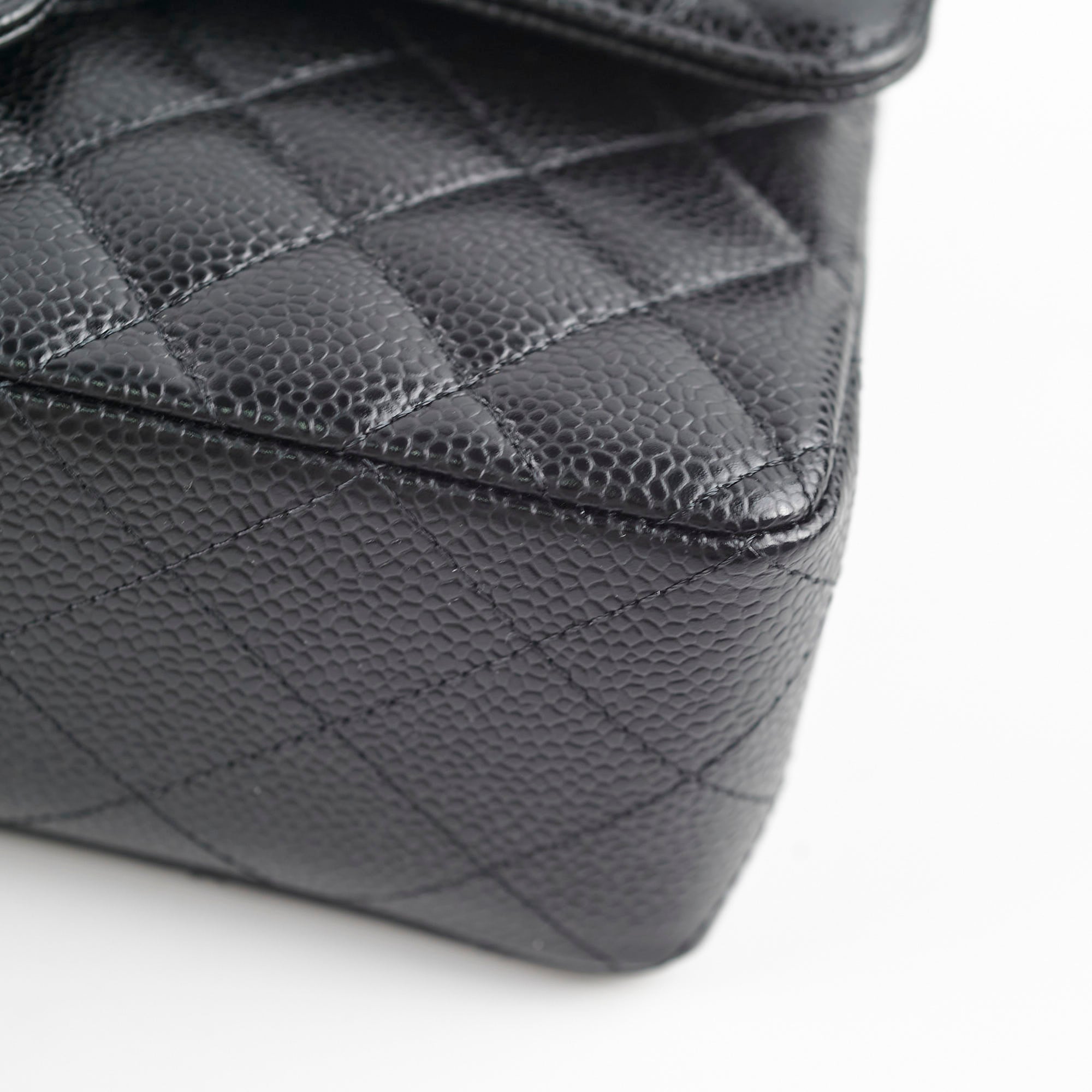 Chanel Quilted Caviar Small Classic Flap Bag Black - Luxury Designer Handbag for Women | Perfect for Evening Parties, Date Nights & Special Occasions
