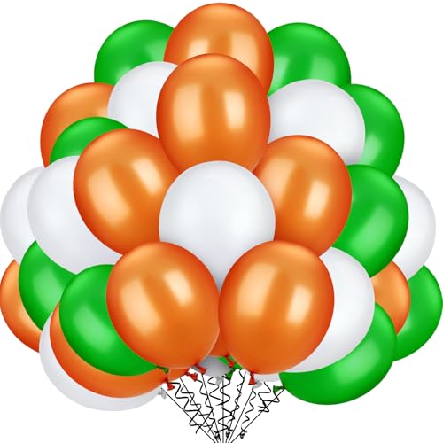Green, White, Orange