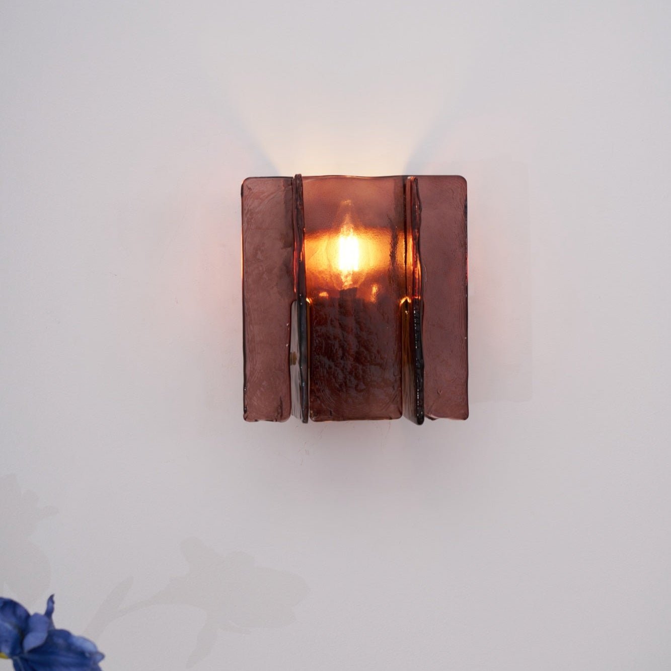 Blason Plug-in Wall Sconce Light - Modern LED Wall Lamp for Bedroom, Living Room, and Hallway - Energy Efficient Indoor Lighting Fixture